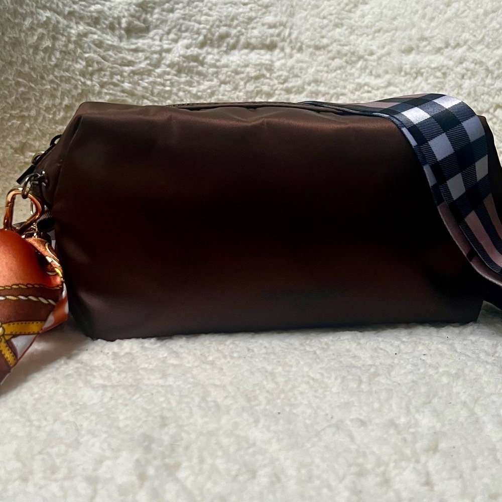 Burberry Upcycled Beauty Bag Crossbody Purse